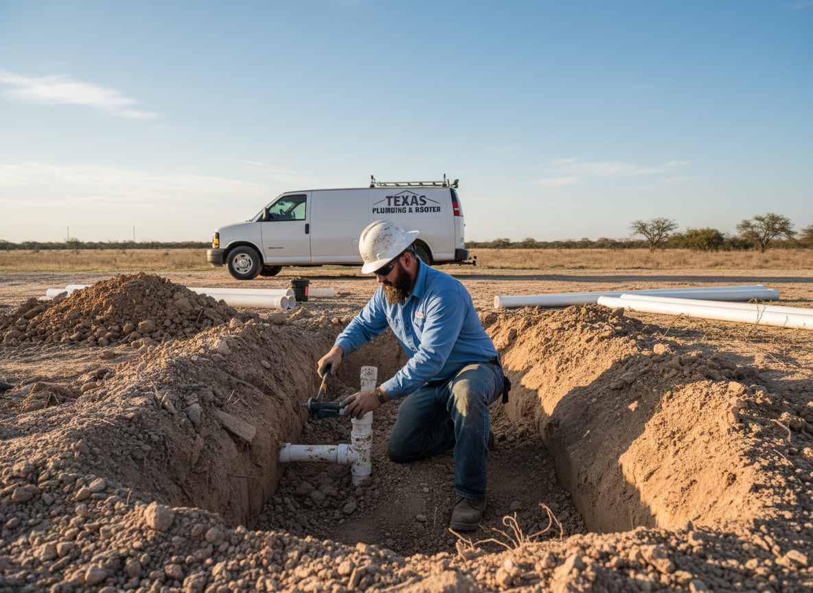 Main Drain Line Repair Near Me in Texas